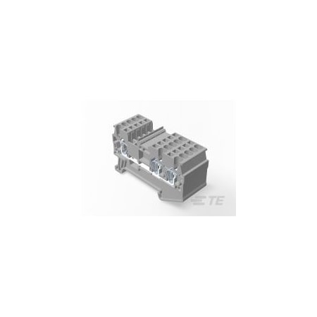 Te Connectivity Terminal Block, 15 A, 600 V AC, 14 AWG 2271553-1